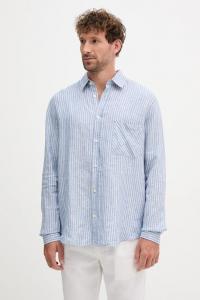 Льняная рубашка Frescobol Carioca, синий