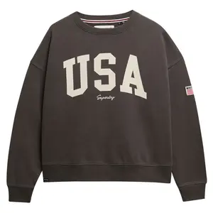 Толстовка Superdry Athletic Relaxed, коричневый