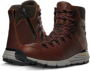 Мужские водонепроницаемые туристические ботинки Danner Arctic 600 Side-Zip 7 200G, утепленные, прочные, для любых погодных условий, Roasted Pecan/Fired Brick