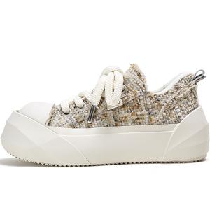 ADCDAVINCI Износостойкие низкие парусиновые туфли, увеличивающие рост, унисекс