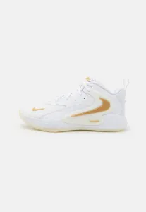 Унисекс волейбольные кроссовки zoom hyperset 2 Nike Performance, White/Metallic Gold