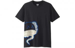 Футболка мужская черная Kaws, черный