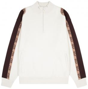 Куртка GOLF WANG Essex Half Zip Track Jacket 'Cream', кремовый