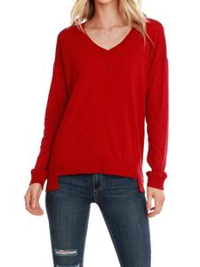 Футболка Rib Mix Step Hem в кирпичах bobi, цвет bricks