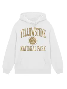 Толстовка F4NT4STIC US National Parks Yellowstone Wyoming, белый