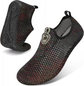 Женские и мужские водные туфли Spesoul с быстрым высыханием, пляжные и для плавания, обувь-босоножки, акваноски, наружные носки для бассейна, реки и дайвинга, черный