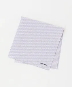 Хлопковый полосатый платок United Arrows, цвет Lt.Blue