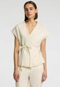 Блуза Selected Femme SLFLIA, Birch/White