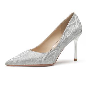 Женские туфли на тонком каблуке и высоком каблуке Varib, Silver