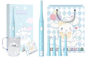 Электрическая зубная щетка с долговечной батареей, прочный водонепроницаемый дизайн, напоминание о смене зоны T3 Sanrio
