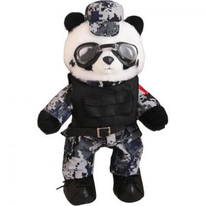 Плюшевая игрушка милый дизайн панда армия, заяц плюшевая кукла высота 35см Love of wormwood, синий