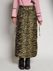 Юбка миди Bonnie Zebra GHOSPELL, Yellow Leo