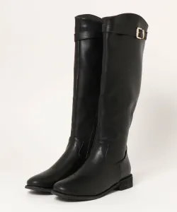 Длинные сапоги в корейском стиле Aimoha - Select -, цвет Black Other 2