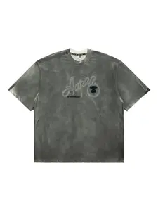 Футболка с графичным принтом Aape By A Bathing Ape, серый