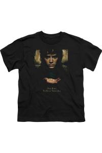 Футболка детская "Кольцо Фродо" из "Властелина Колец" с коротким рукавом Gildan, черный