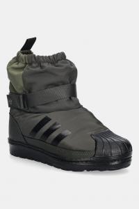 Детские зимние ботинки SUPERSTAR 360 WTR BOOT Adidas Originals, зеленый