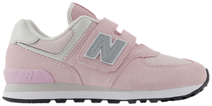Кроссовки New Balance 574 Hook & Loop Little Kid Wide 'Ancient Powder Grey Matter', розовый