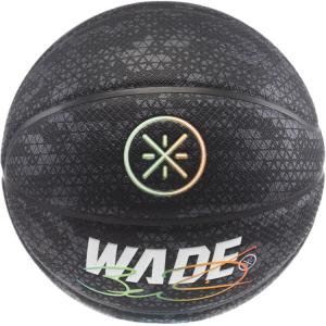 LINING Баскетбольный мяч wade pu black размер 7 тренировочный unisex