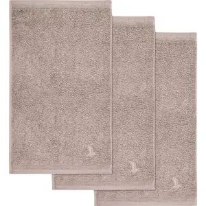Полотенца для гостей Superwuschel Набор полотенец для гостей с бордюром, 100% хлопок премиум-класса, мягкие Möve, Cashmere