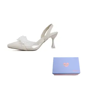 Xingdiman Женские туфли на высоком каблуке экрю, цвет Ecru