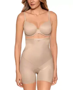 Женские утягивающие шорты с высокой талией Extra Firm 2416 Miraclesuit, коричневый/бежевый