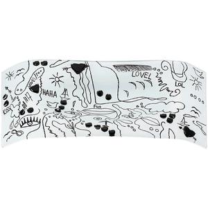 Декоративная тарелка Schale Modern Art белая высота 5 см Casablanca By Gilde, белый