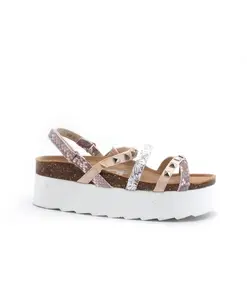 Плоские сандалии Colors Of California, розовый