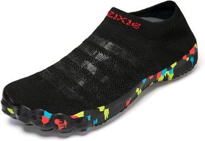 Водные туфли для женщин и мужчин, спортивная обувь для тренажерного зала и тренировок, быстросохнущие босоножки для мужчин и женщин Generic, черный