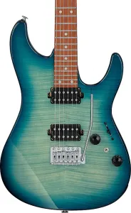 Электрогитара Ibanez AZ24S1FTXB AZ Standard - Прозрачный бирюзовый градиент