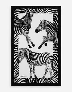 Пляжное полотенце из махрового хлопка Dolce&Gabbana, мультиколор