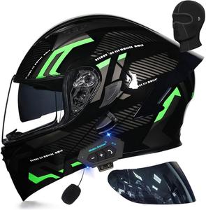 Шлем CYYFULE-888 с вентиляцией, черный / зеленый