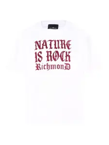 Футболка с короткими рукавами John Richmond Junior, белый