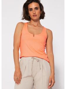 Топ SASSYCLASSY Geripptes, оранжевый
