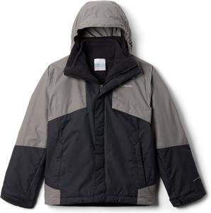 Куртка Columbia boys Bugaboo III Fleece Interchange, Black/City Grey