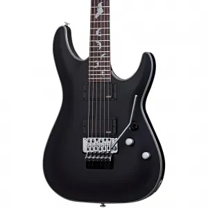 Электрогитара Schecter Guitar Research Damien Platinum 6 с системой Floyd Rose, сатиновый черный