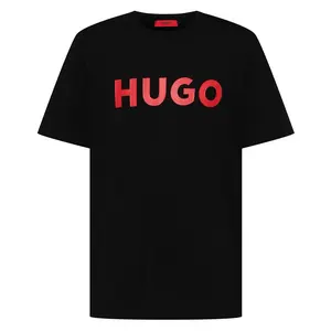 Футболка с коротким рукавом HUGO Dulivio, черный
