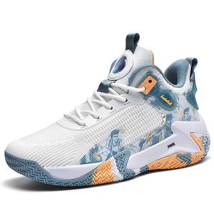 Мужские повседневные кроссовки с мягкой подошвой, износостойкие, дышащие King Jinmai, White Sea Blue