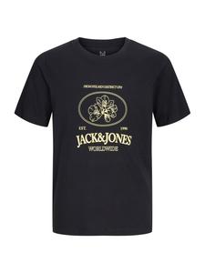 Jack & Jones Junior Футболка 'JORNANTUCKET' в черном цвете