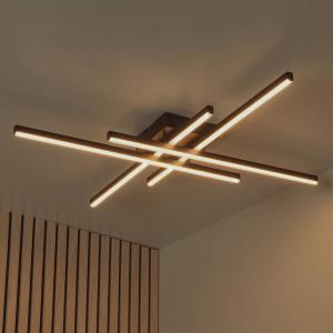 Светодиодный потолочный светильник Lucide Novak, железо - черное