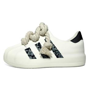 Adidas Originals AdiFOM Superstar нескользящие износостойкие низкие повседневные кроссовки unisex black white