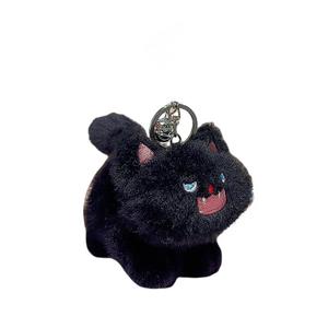 Кукла с пушистым мехом котенка подвеска высота 9см MIC RABBIT