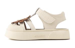 Дышащие противоскользящие сандалии с низким верхом для детей от 3 до 7 лет EBMINI, бежевый