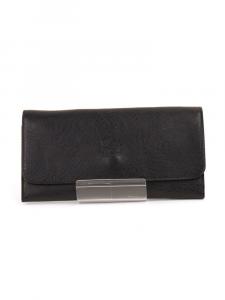Длинный кожаный кошелек Il Bisonte тройного сложения