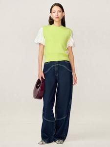 Безрукавка Riri из шерстяной смести с круглым вырезом OMNES