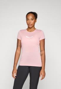 Спортивная футболка Salewa SOLID TEE, Zephyr/Light Pink