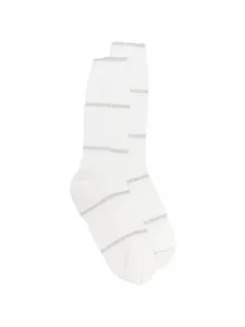 Носки в полоску Eleventy, белый