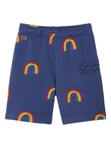 Обычные спортивные штаны LACOSTE, фиолетовый/темно-фиолетовый