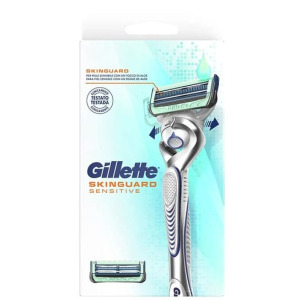 Бритва Gillette,Skinguard Sensitive + сменные лезвия