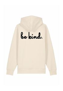 Толстовка на молнии BE KIND BACK EMBROIDERY Mira Paris, слоновая кость
