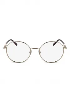 Очки в круглой оправе Lacoste, золотистый